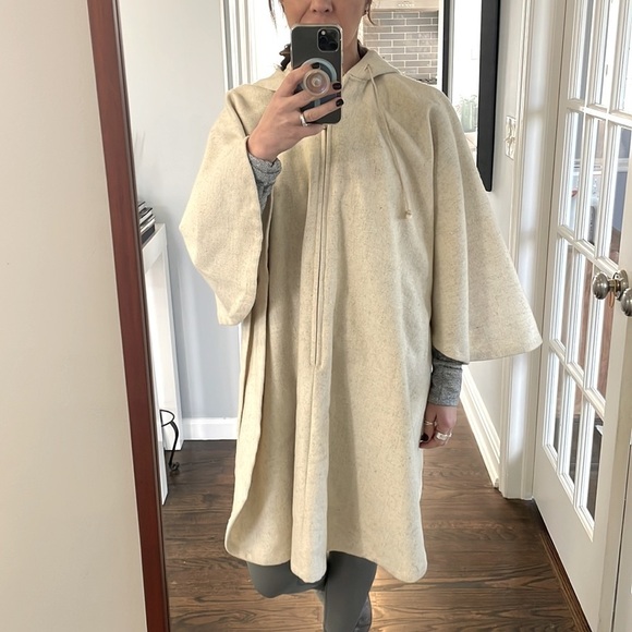 Vintage My Maine Bag Wool Hooded Cape - Picture 6 of 14